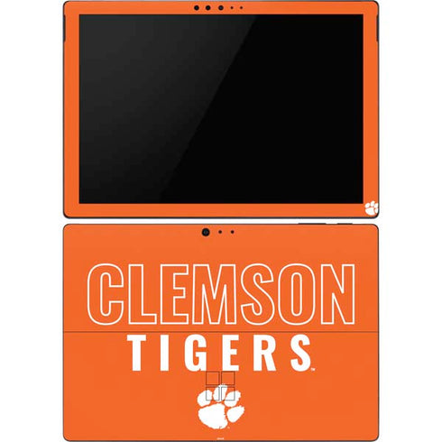 Clemson University Tigers Logo Surface Pro 6 Skin