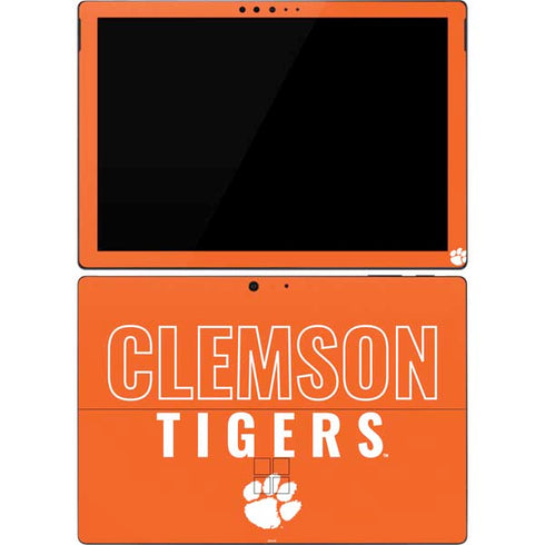 Clemson University Tigers Logo Surface Pro 7 Skin