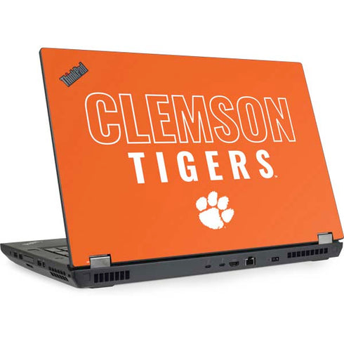 Clemson University Tigers Logo Lenovo ThinkPad Skin
