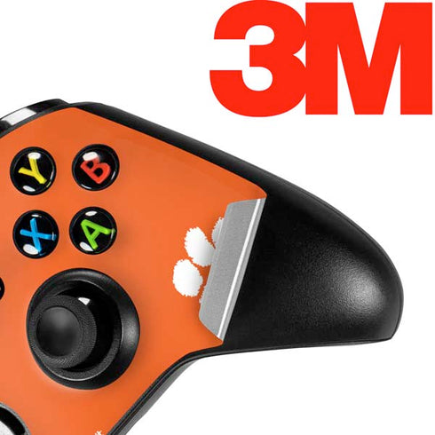 Clemson University Tigers Logo Xbox One S Controller Skin