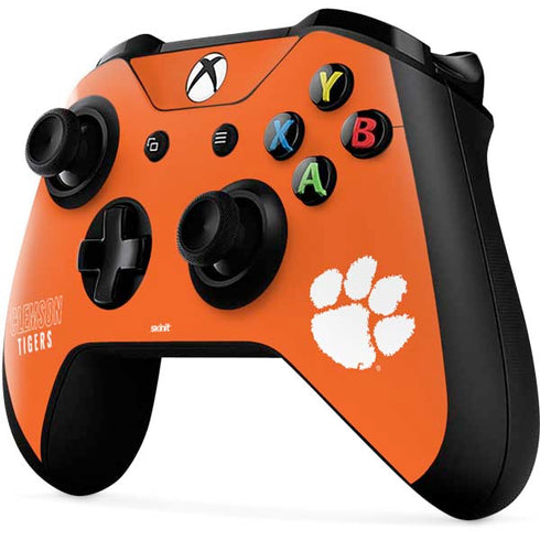 Clemson University Tigers Logo Xbox One X Controller Skin