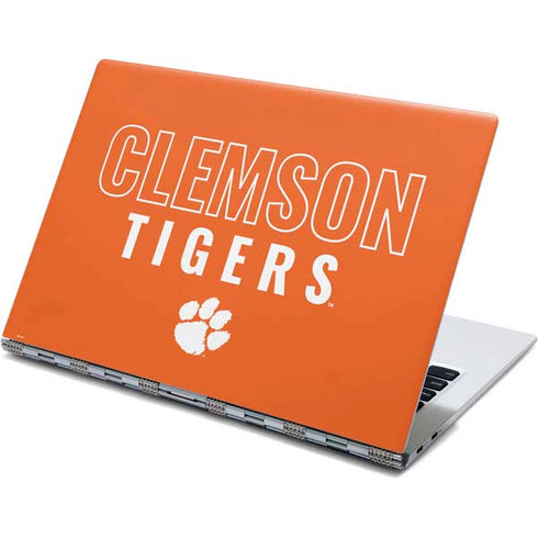 Clemson University Tigers Logo Yoga 910 2-in-1 14in Touch-Screen Skin