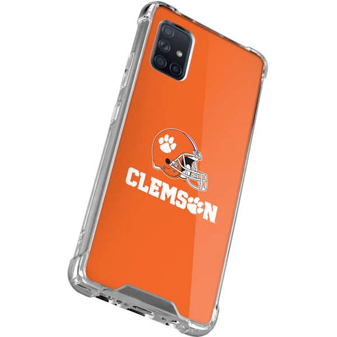 Clemson University Football Galaxy A71 5G Clear Case