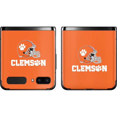 Clemson University Football Galaxy Z Flip Skin