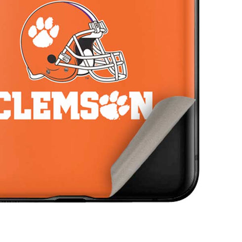 Clemson University Football Galaxy Z Flip Skin