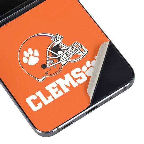 Clemson University Football Galaxy Z Flip5 5G Skin
