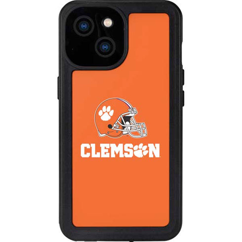 Clemson University Football iPhone 15 Waterproof Case
