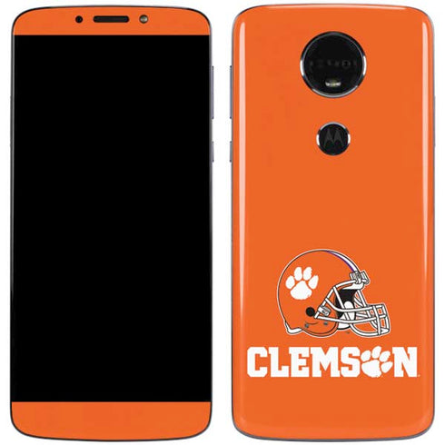 Clemson University Football Moto E5 Plus Skin