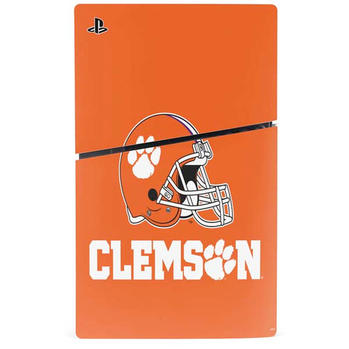 Clemson University Football PS5 Slim Disk Bundle Skin