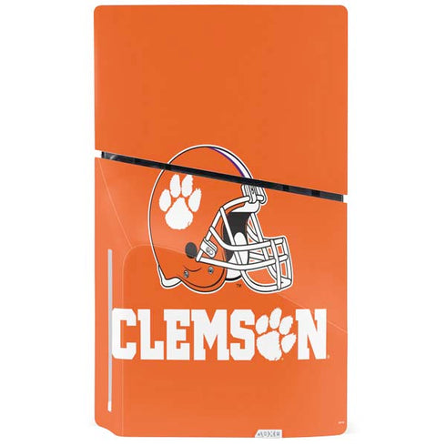 Clemson University Football PS5 Slim Disk Console Skin