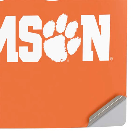 Clemson University Football PS5 Slim Disk Console Skin