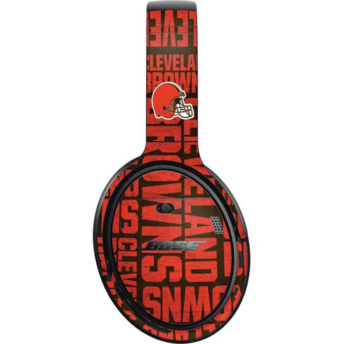 NFL Cleveland Browns - Blast Bose QuietComfort 35 II Headphones Skin