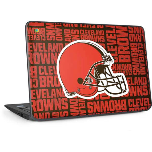 NFL Cleveland Browns - Blast HP Chromebook Skin