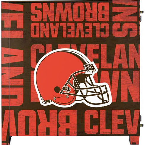 NFL Cleveland Browns - Blast Corsair 4000D Tempered Glass Mid-Tower ATX Case Skin