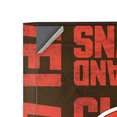 NFL Cleveland Browns - Blast Corsair 4000D Tempered Glass Mid-Tower ATX Case Skin