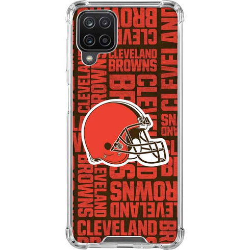 NFL Cleveland Browns - Blast Galaxy A12 Clear Case
