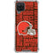 NFL Cleveland Browns - Blast Galaxy A12 Clear Case
