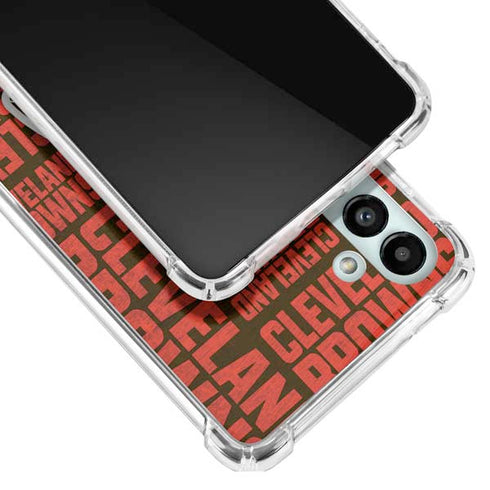 NFL Cleveland Browns - Blast Galaxy A13 5G Clear Case