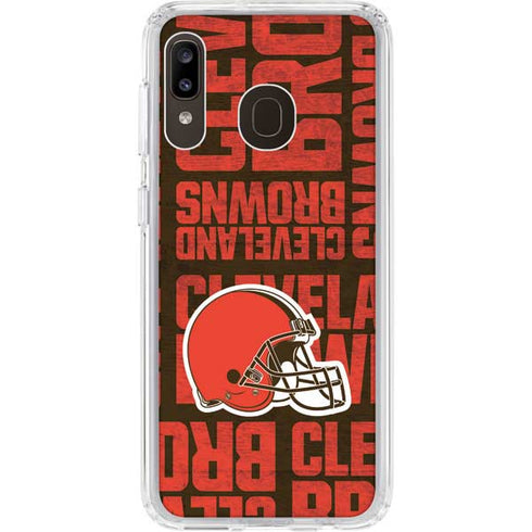 NFL Cleveland Browns - Blast Galaxy A20 Clear Case