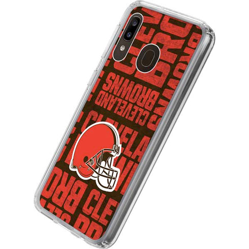 NFL Cleveland Browns - Blast Galaxy A20 Clear Case