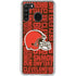 NFL Cleveland Browns - Blast Galaxy A21 Clear Case