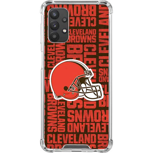 NFL Cleveland Browns - Blast Galaxy A32 5G Clear Case