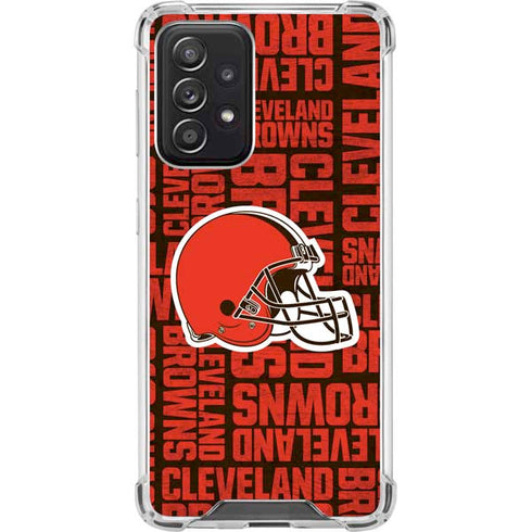 NFL Cleveland Browns - Blast Galaxy A52 5G Clear Case