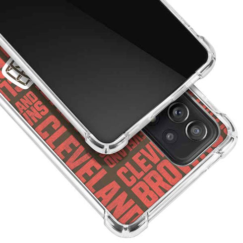 NFL Cleveland Browns - Blast Galaxy A52 5G Clear Case