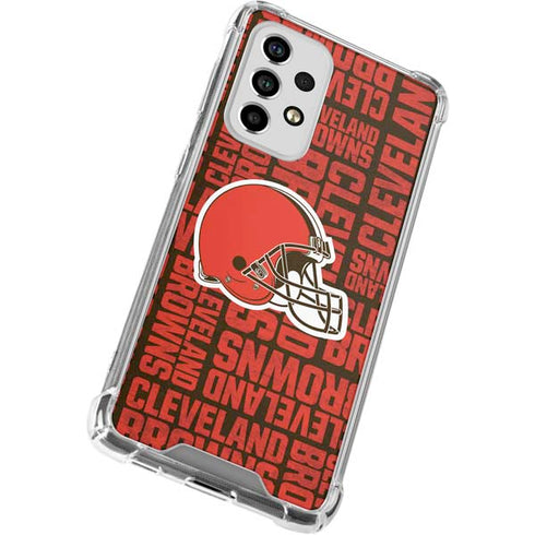 NFL Cleveland Browns - Blast Galaxy A53 5G Clear Case