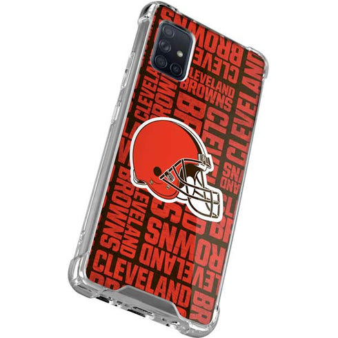 NFL Cleveland Browns - Blast Galaxy A71 5G Clear Case