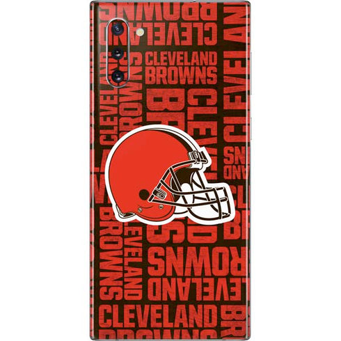 NFL Cleveland Browns - Blast Galaxy Note 10 Skin