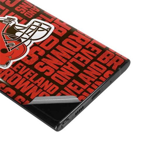 NFL Cleveland Browns - Blast Galaxy Note 10 Skin