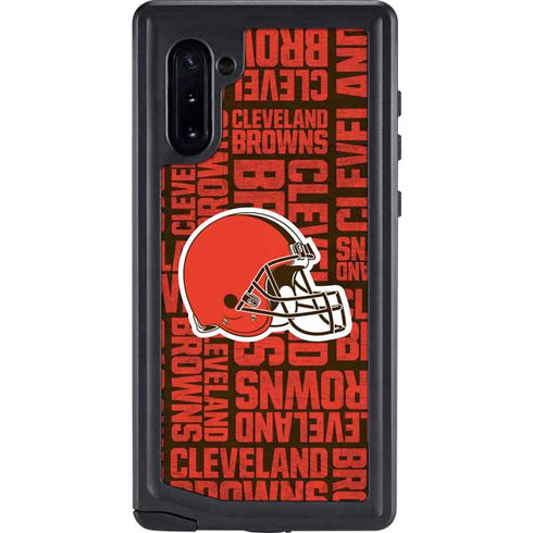 NFL Cleveland Browns - Blast Galaxy Note 10 Waterproof Case