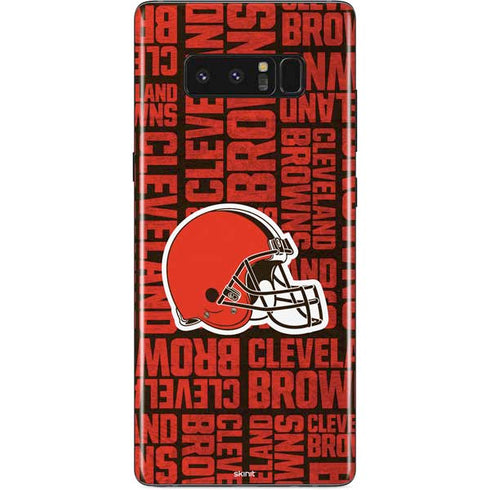 NFL Cleveland Browns - Blast Galaxy Note 8 Skin