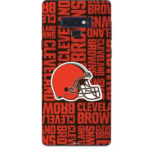 NFL Cleveland Browns - Blast Galaxy Note 9 Skin