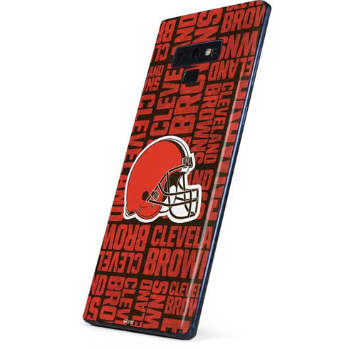 NFL Cleveland Browns - Blast Galaxy Note 9 Skin