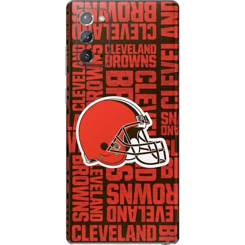 NFL Cleveland Browns - Blast Galaxy Note20 5G Skin