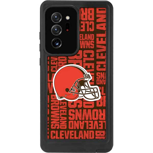 NFL Cleveland Browns - Blast Galaxy Note20 Ultra 5G Waterproof Case