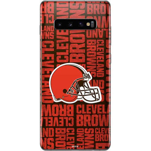 NFL Cleveland Browns - Blast Galaxy S10 Plus Skin