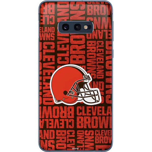 NFL Cleveland Browns - Blast Galaxy S10e Skin