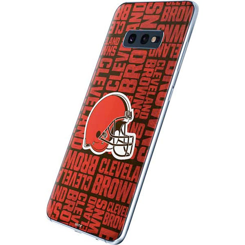 NFL Cleveland Browns - Blast Galaxy S10e Skin