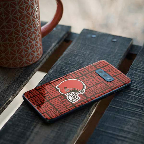 NFL Cleveland Browns - Blast Galaxy S10e Skin