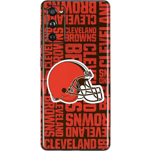 NFL Cleveland Browns - Blast Galaxy S20 Fan Edition Skin