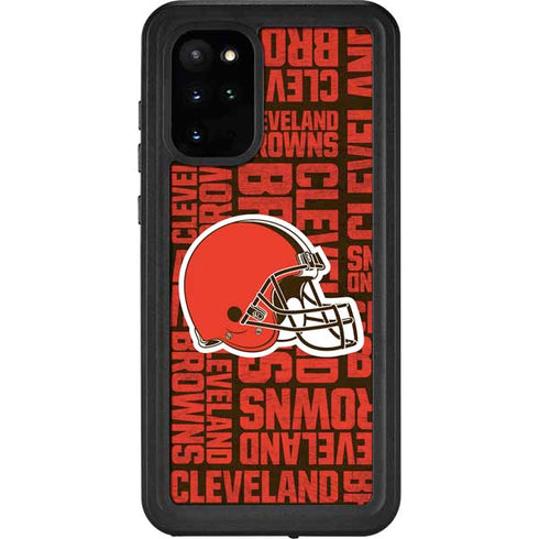 NFL Cleveland Browns - Blast Galaxy S20 Plus Waterproof Case