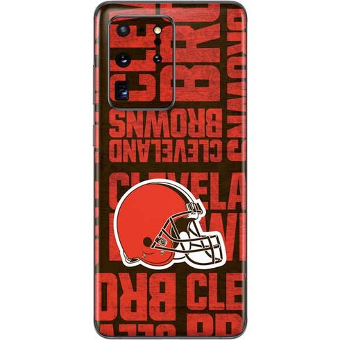 NFL Cleveland Browns - Blast Galaxy S20 Ultra 5G Skin