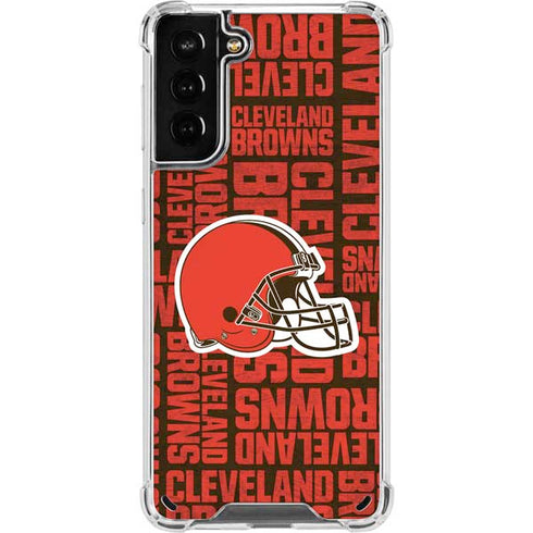 NFL Cleveland Browns - Blast Galaxy S21 Plus 5G Clear Case