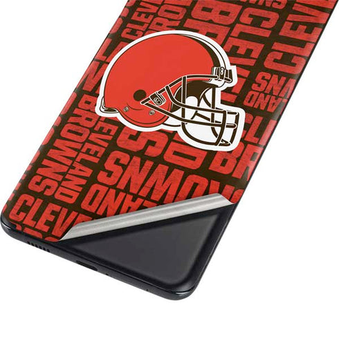 NFL Cleveland Browns - Blast Galaxy S21 Plus 5G Skin