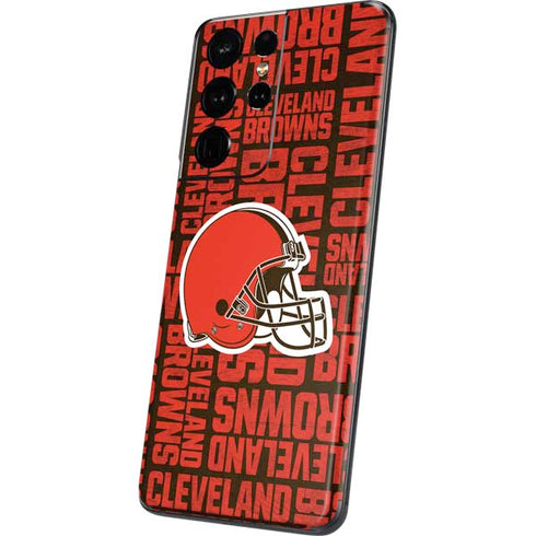 NFL Cleveland Browns - Blast Galaxy S21 Ultra 5G Skin