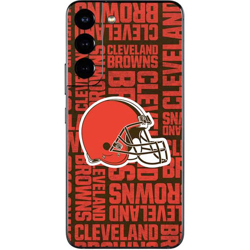 NFL Cleveland Browns - Blast Galaxy S22 Skin