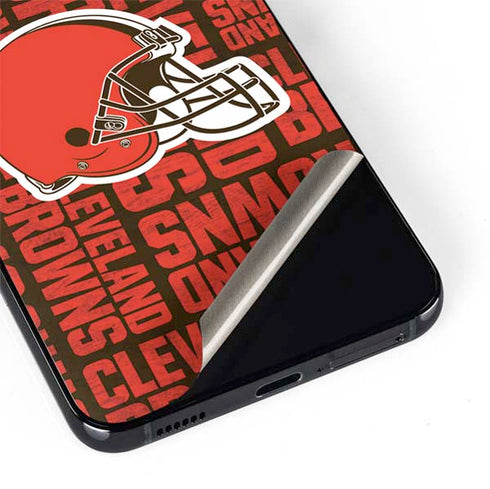 NFL Cleveland Browns - Blast Galaxy S22 Skin